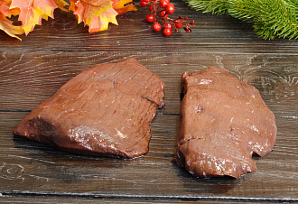 Стейк из окорока северного оленя (внутренняя часть бедра)