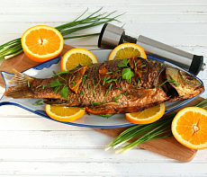 Нежнейший «апельсиновый» сазан