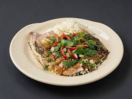 Форель на пару по-китайски