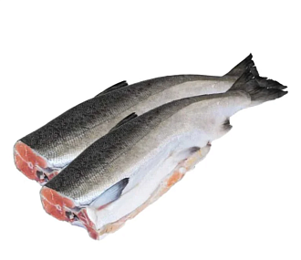 Горбуша дальневосточная без головы, потрошенная штучной заморозки ( мешок 27кг)   