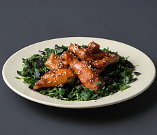 Жареные перепелки в кунжуте