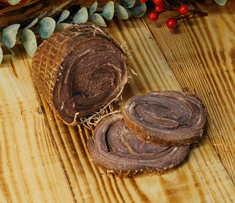 Рулет из пашины северного оленя копченый (охлаждённый)