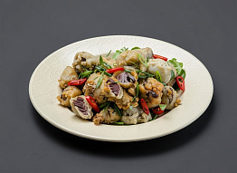 Утиные желудки в кляре по-корейски 