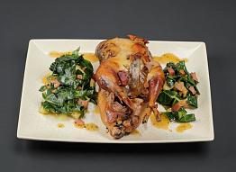 Глухарь, фаршированный печенью