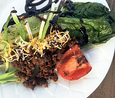 Южный салат на гриле