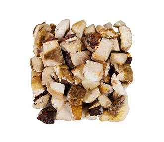 Грибы белые резаные кубик, замороженные (коробка 8 кг)