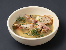 Суп охотничий с перепелами