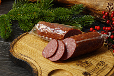 Сервелат из лося с кабаном