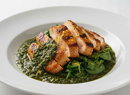 Стейки нельмы в имбирно-чесночном маринаде