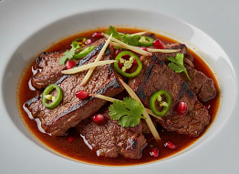 Пряная верблюжатина по-пакистански