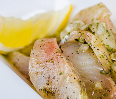 Слабосоленый хариус кусочками