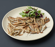 Корюшка запечённая с травами