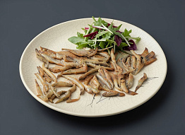 Корюшка запечённая с травами