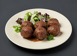 Печёные фрикадельки из мяса лося