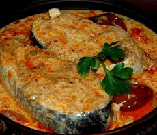 Паприкаш из сома