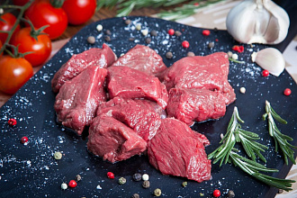 Гуляш из мяса северного оленя