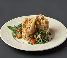 Нутрия в яичных блинчиках