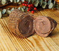 Рулет из пашины северного оленя копченый