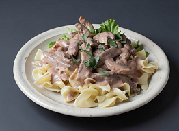 Бефстроганов из зайца