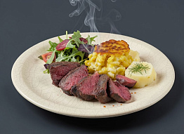 Дымные стейки из лося