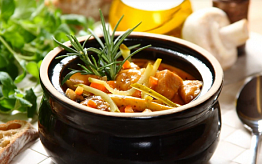 Осенний блюз с грудинкой кабана