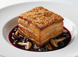 Запечённая пашина кабана