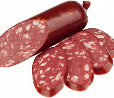 Колбаса из лося с кабаном полукопченая Новомосковская (охлажденная)