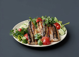 Пикантная скумбрия на гриле