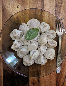 Пельмени из кабана и северного оленя