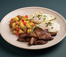 Окорок косули, запеченный на косточке