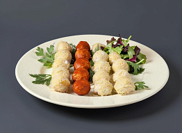 Закусочные шарики из крабового мяса