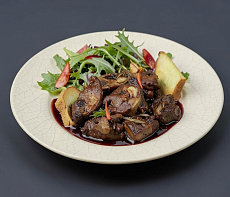 Вяхири тушёные в винном соусе