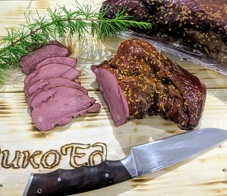 Лосятина полукопченая