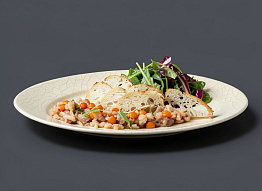 Салат из нельмы и облепихи