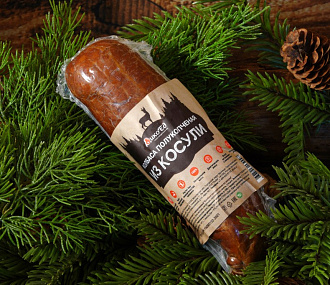 Колбаса из косули полукопченая (охлаждённая)