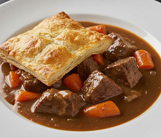 Пирог с рагу из марала