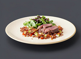 Оленина с красным рисом