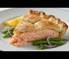 Пирог с кетой