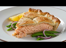 Пирог с кетой