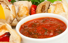 Соус охотничий (соус красный с луком и грибами) 