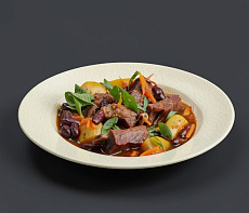 Фасолевый супчик на рёбрышках косули