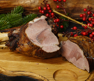 Рулька кабана варено-копченая (охлажденная)