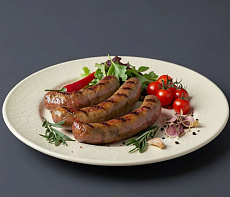 Колбаски на сковородке-гриль