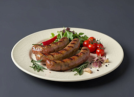 Колбаски на сковородке-гриль