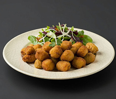 Морские гребешки фри, панированные в муке