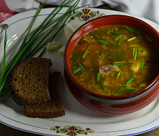 Суп из косули с клёцками