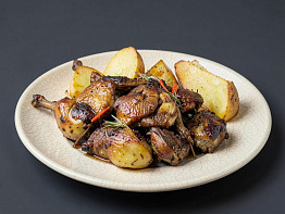 Вяхири тушёные в винном соусе