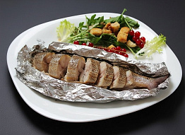 Хариус в фольге