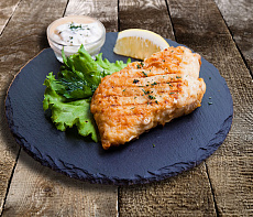 Нельма на гриле