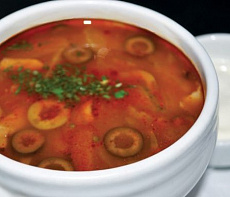 Солянка из осётра